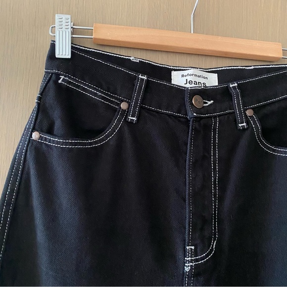 Reformation Cowboy High Rise Straight Jeans - Picture 4 of 11